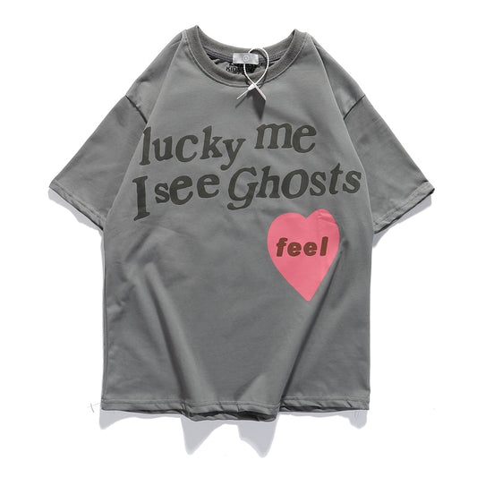 Lucky Me I See Ghost Oversize T-Shirt