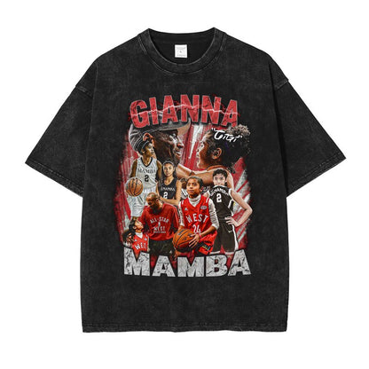 Gianna & Kobe Vintage Oversize T-Shirt